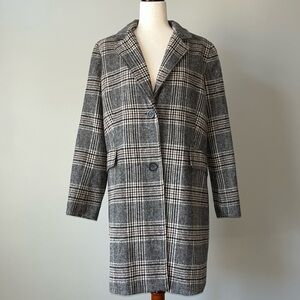 Antonio Melani Plaid Wool Coat‎ / SZ 12